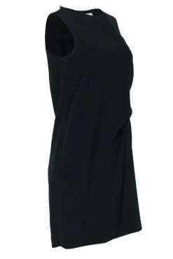 Acne Studios - Black Gathered Side Dress w/ Back Cutout Sz 4