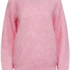 Acne Studios - Pink Mohair Blend Crewneck Sweater Sz XXS
