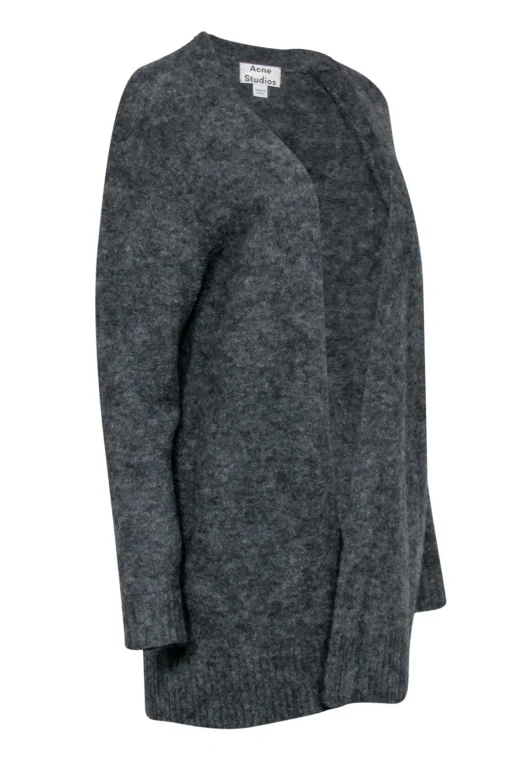 Acne Studios- Grey Knit Open Front Cardigan Sz XS
