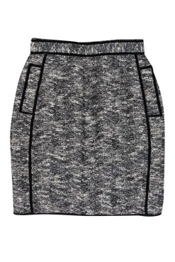 ADAM by Adam Lippes - Black, Blue, & Cream Pencil Skirt Sz 0