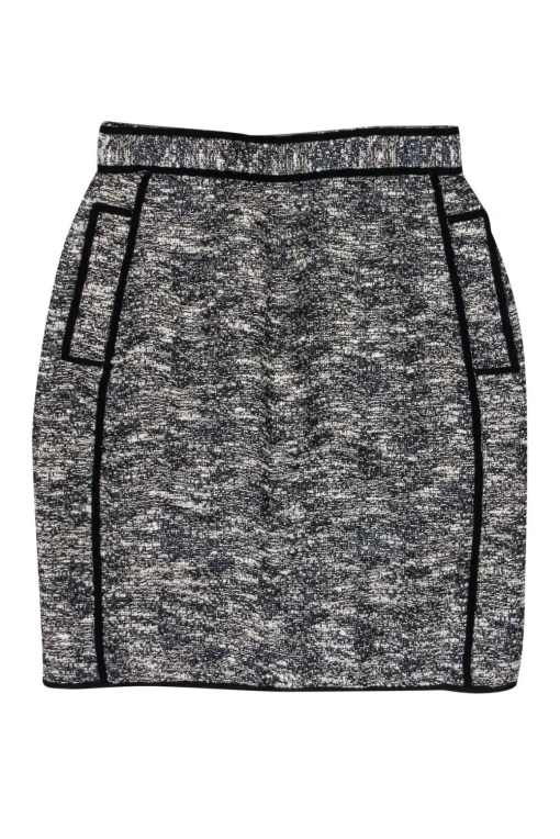 ADAM by Adam Lippes - Black, Blue, & Cream Pencil Skirt Sz 0