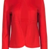 Agnona - Orange Open Front Jacket Sz 8