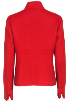 Agnona - Orange Open Front Jacket Sz 8