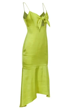 Aidan Mattox - Yellow Bust Tie Maxi Gown Sz 4