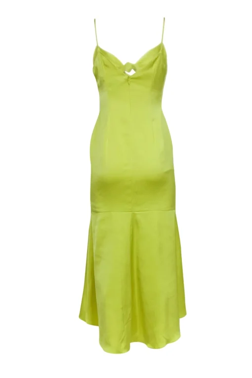 Aidan Mattox - Yellow Bust Tie Maxi Gown Sz 4