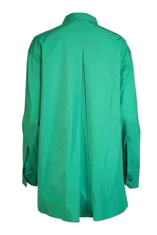 Akris - Green Cotton Button Up Shirt Sz 8