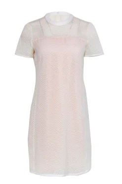 Akris Punto - Ivory Mesh w/ Blush Pink Sz 8