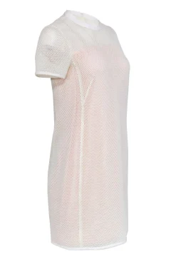 Akris Punto - Ivory Mesh w/ Blush Pink Sz 8