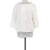 Akris Punto - White Cotton Blend Jacket Sz L