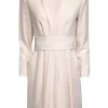 A.L.C. - Light Pink Long Sleeve w/ Waist Tie Mini Dress Sz 8