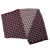 Alexander McQueen - Maroon & Beige Skull Print Scarf