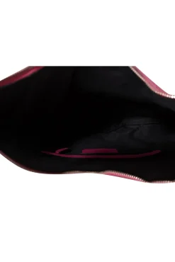 Alexander McQueen - Pink Leather Manta Clutch Bag