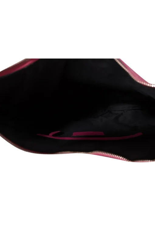 Alexander McQueen - Pink Leather Manta Clutch Bag