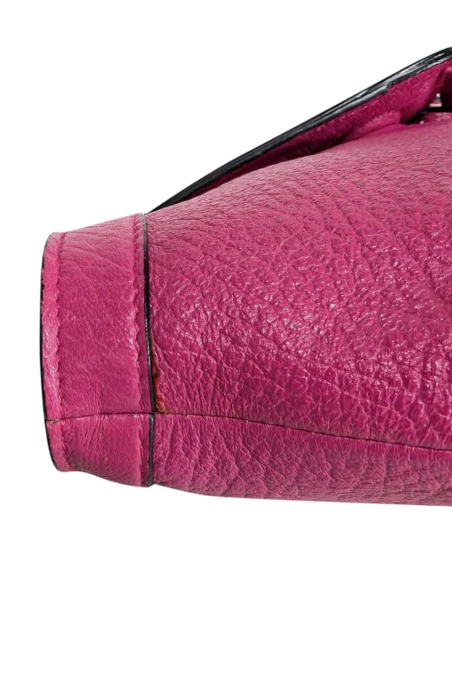 Alexander McQueen - Pink Leather Manta Clutch Bag