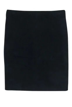 Alexander Wang - Black Ribbed Knit Mini Skirt Sz S