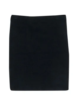 Alexander Wang - Black Ribbed Knit Mini Skirt Sz S