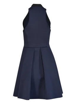 Alexander Wang - Navy Zipper Front Scuba Knit Dress Sz M