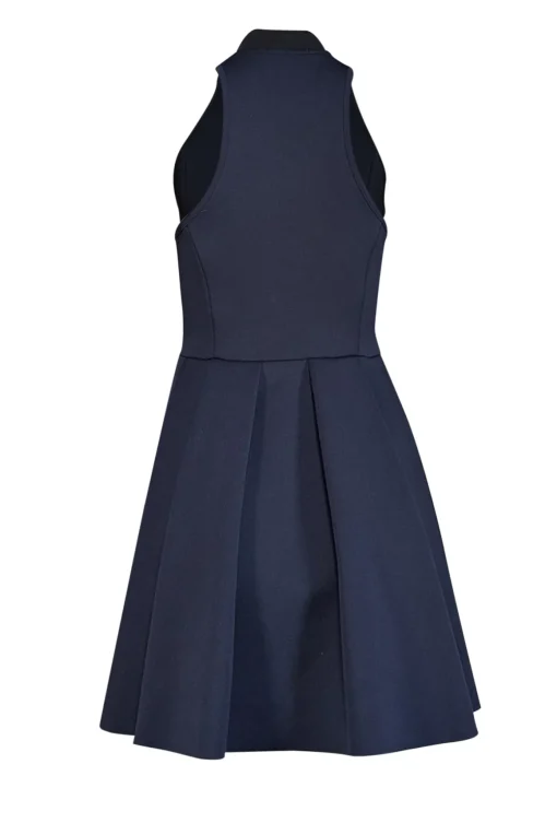 Alexander Wang - Navy Zipper Front Scuba Knit Dress Sz M