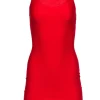 Alexander Wang - Red Slink Sleeveless Bodycon Dress Sz S