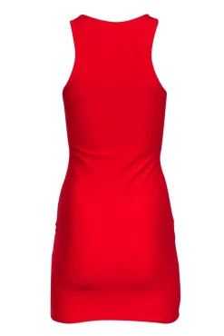 Alexander Wang - Red Slink Sleeveless Bodycon Dress Sz S