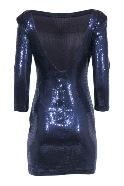 Ali Ro - Navy Blue Sequined 