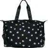 Alice & Olivia - Black Daisy Print Duffle Bag