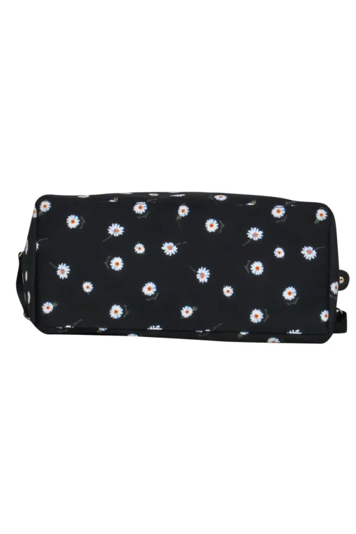 Alice & Olivia - Black Daisy Print Duffle Bag