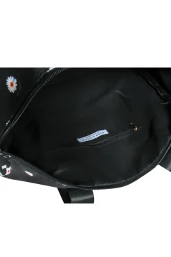 Alice & Olivia - Black Daisy Print Duffle Bag