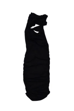 Alice & Olivia - Black Ruched Bodycon Dress Sz XS