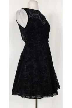 Alice & Olivia - Black Velvet & Lace Dress Sz 2
