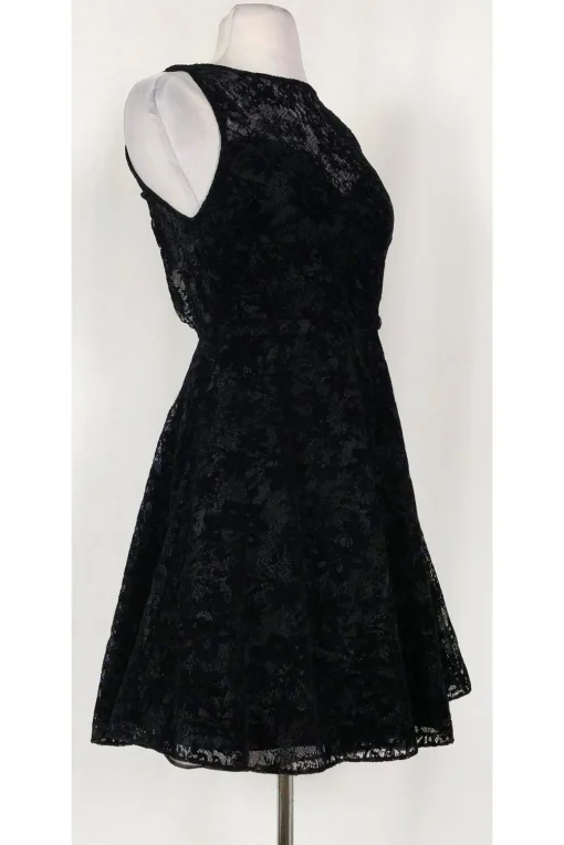 Alice & Olivia - Black Velvet & Lace Dress Sz 2