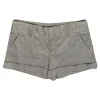 Alice & Olivia - Grey Metallic Mid Rise Shorts Sz 10