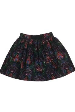Alice & Olivia - Ombre Deco Printed Flared Skirt Sz 0