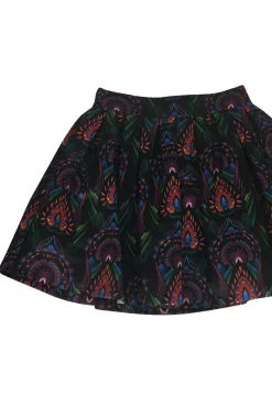 Alice & Olivia - Ombre Deco Printed Flared Skirt Sz 0