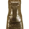 Alice & Olivia - Pale Gold Sequined Mini Dress Sz 4