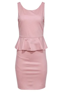 Alice & Olivia - Pink Sleeveless Peplum Dress Sz 8