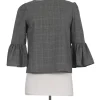 Alice & Olivia - Plaid Flutter Sleeve Top Sz XS