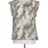 Alice & Olivia - Silk Animal Print Shirt Sz M