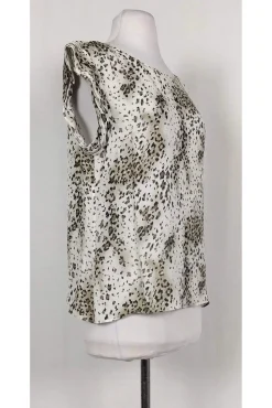 Alice & Olivia - Silk Animal Print Shirt Sz M