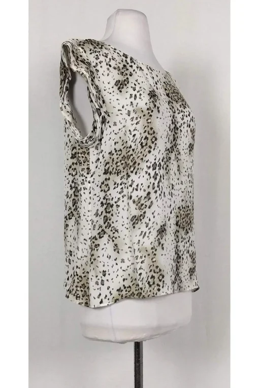 Alice & Olivia - Silk Animal Print Shirt Sz M