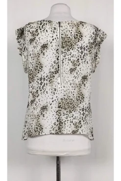 Alice & Olivia - Silk Animal Print Shirt Sz M