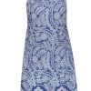 Alice & Olivia - White Embroidered Chambray Mini Dress Sz 4