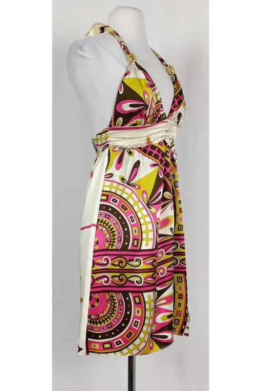 Alice & Trixie - Paisley Halter Silk Dress Sz XS