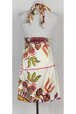Alice & Trixie - Paisley Halter Silk Dress Sz XS