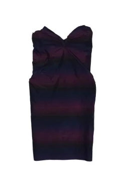 All Saints - Multicolor Striped Strapless Dress Sz 6