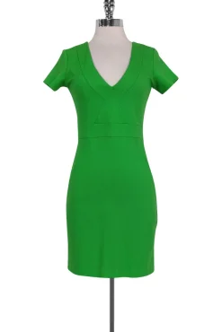 Amanda Uprichard - Green Fitted Dress Sz S