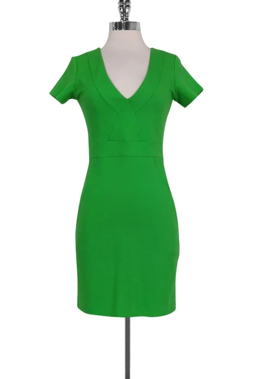 Amanda Uprichard - Green Fitted Dress Sz S