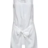 Anemos - Ivory Linen Blend "D.K. Mini" Tie Dress Sz M