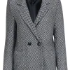 Anine Bing - Black & White Fishbone "Diana" Blazer Sz XS