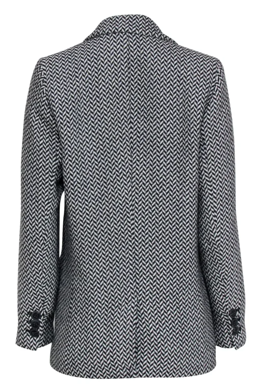 Anine Bing - Black & White Fishbone "Diana" Blazer Sz XS